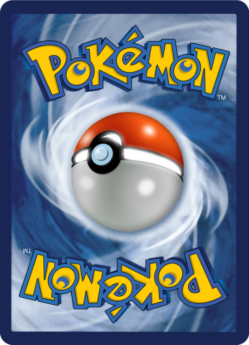 Pokémon card back